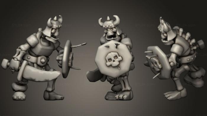 Figurines simple (Skeleton Crew2, STKPR_1176) 3D models for cnc